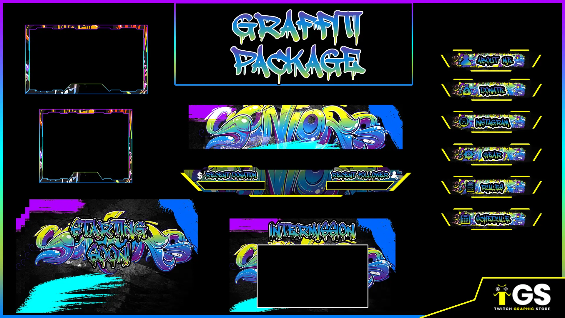 graffity static twitch package