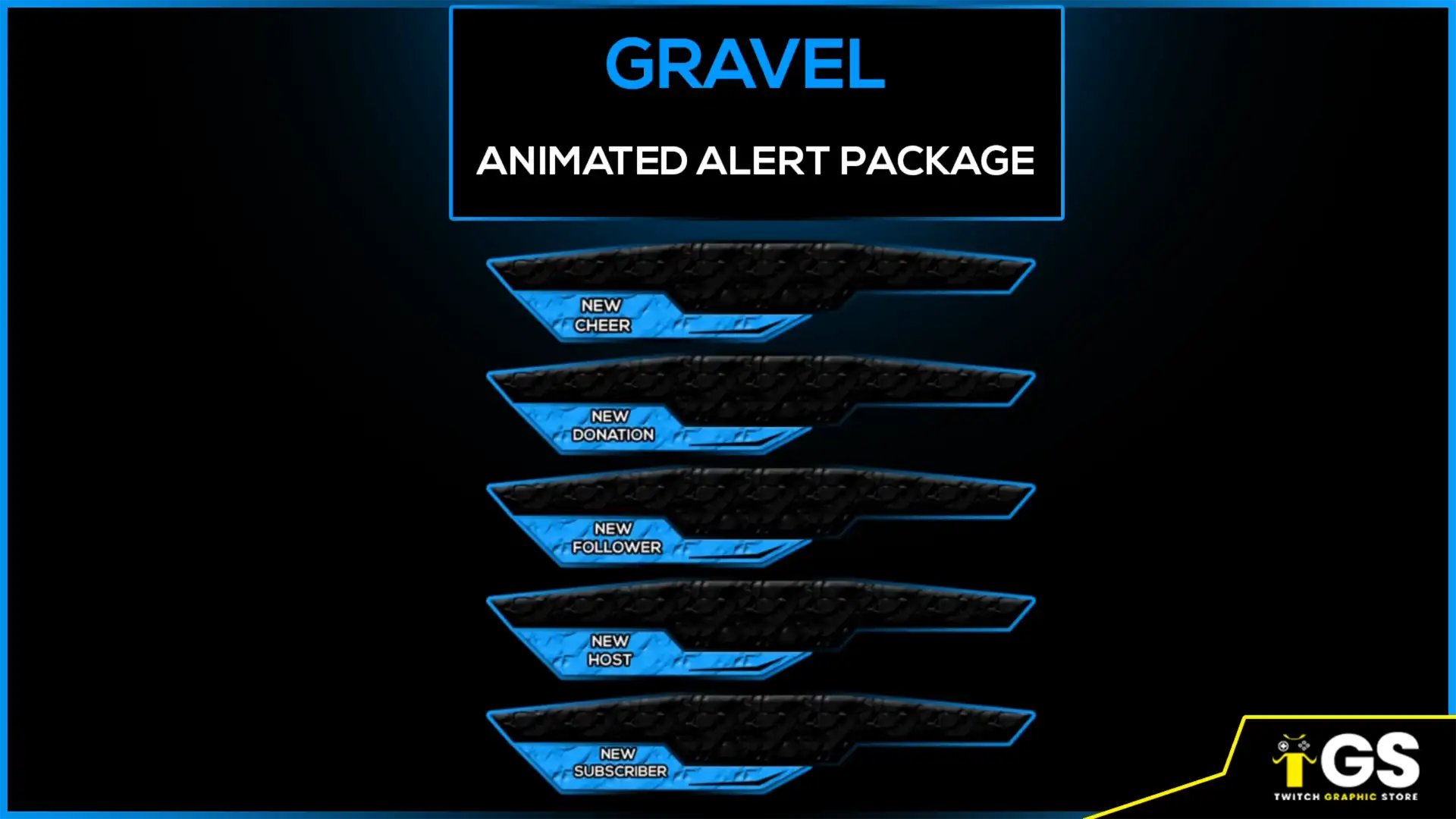 gravel animated twitch alerts